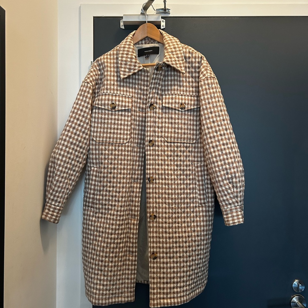 Vero Moda Brown Lightweight Shirt Jacket